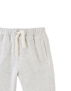 Baby Christian Panel Drawstring Joggers close-up detail