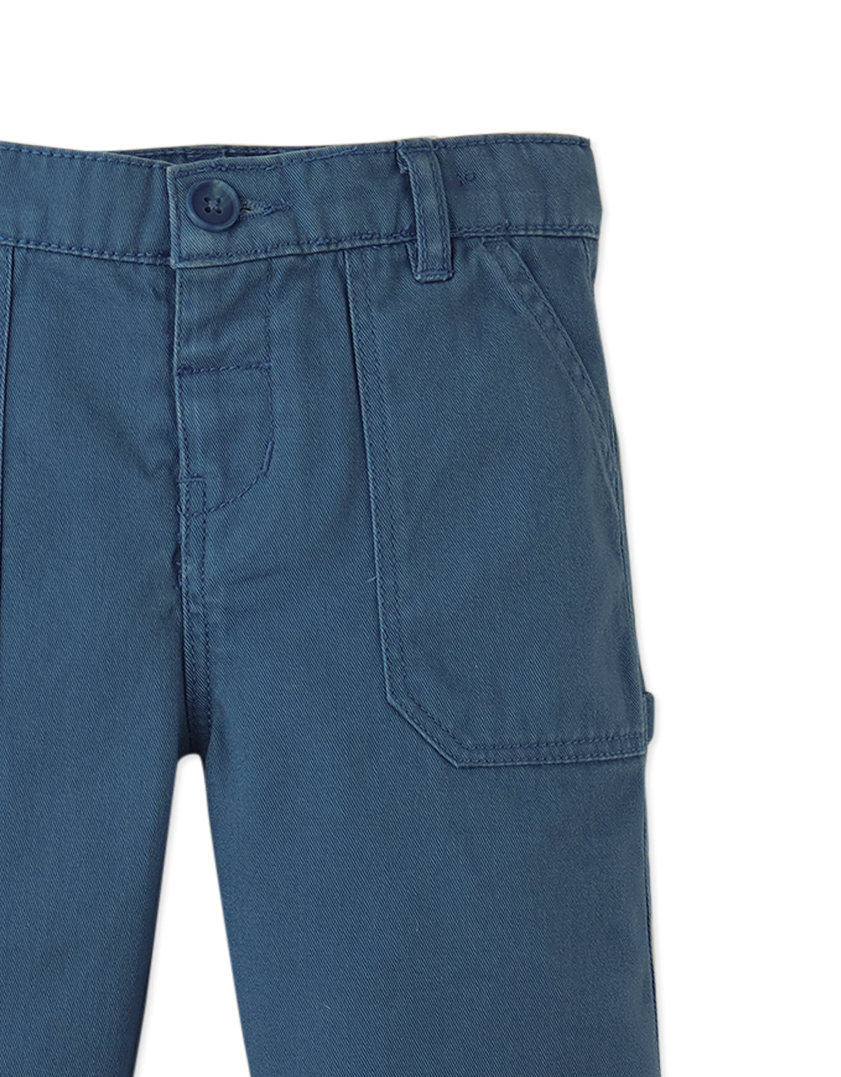 Baby Leonard Utility Garterized Pants close-up detail