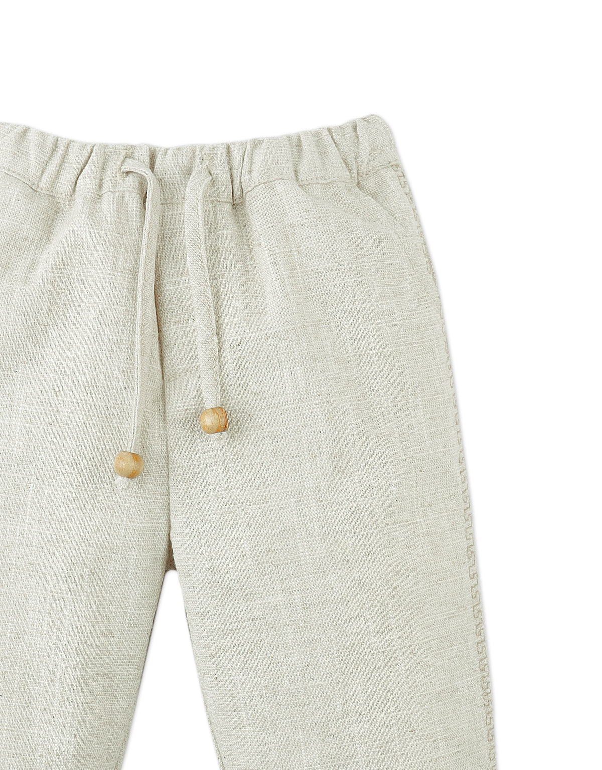 Baby Erwin Fully Garterized Pants close-up detail