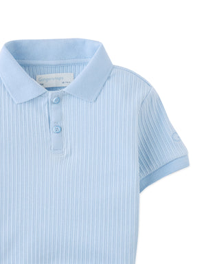 Baby Floch Polo Shirt with GG Logo Embroidery model view