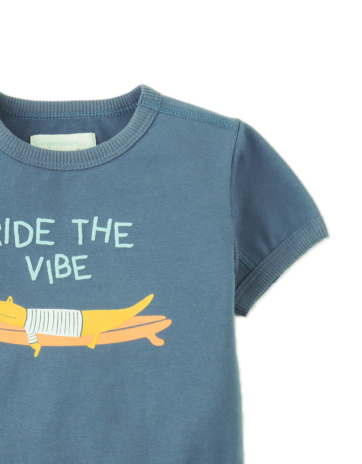Baby Chalice Cotton Barrel Tee close-up detail