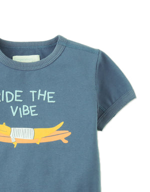 Baby Chalice Cotton Barrel Tee close-up detail