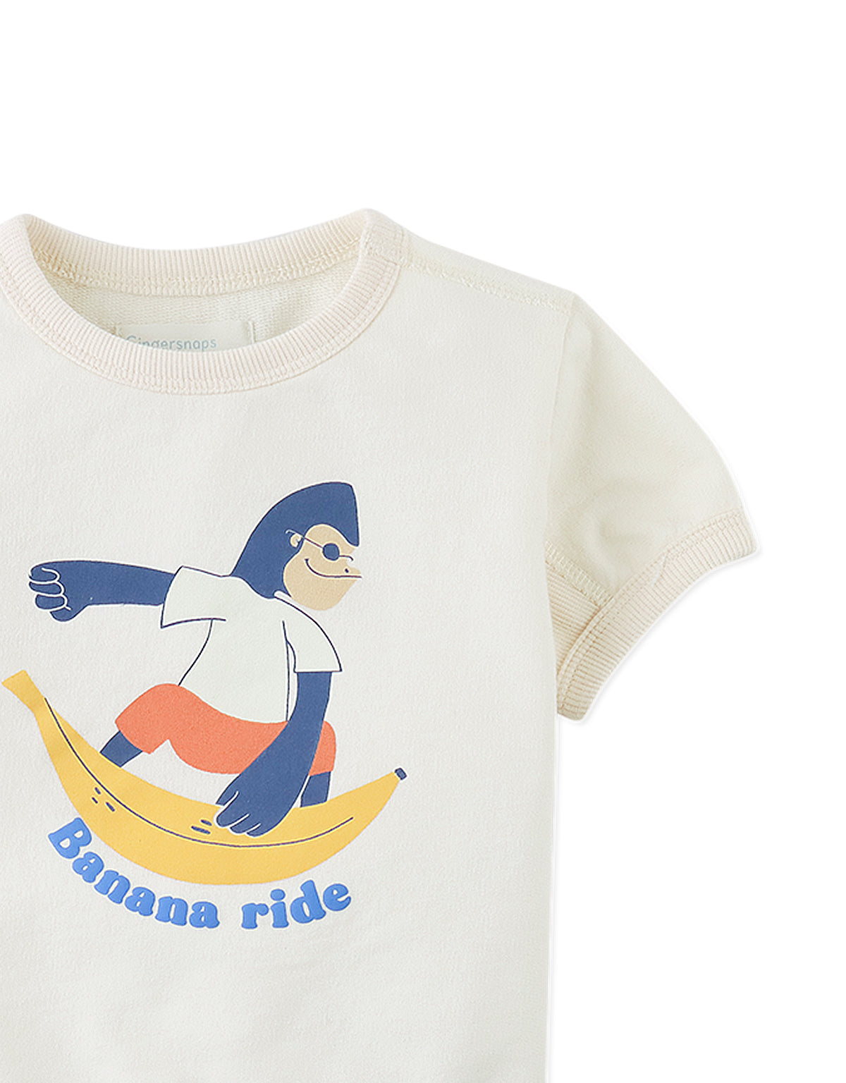 Baby Chalice Cotton Barrel Tee close-up detail