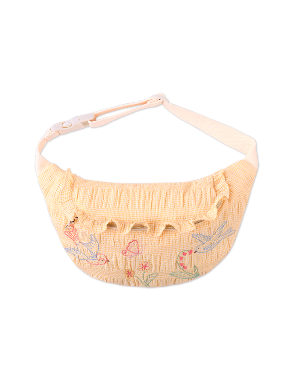 Cynthia Belt Bag With Ruffles front view