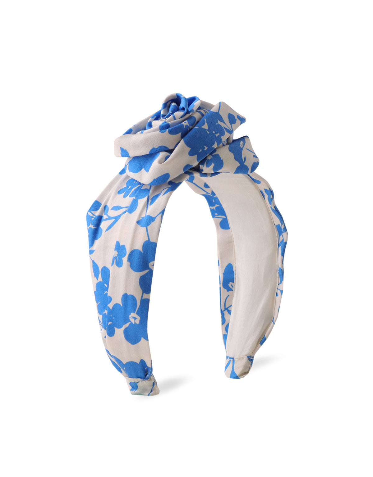 GIRLS PRINTED BIG ROSETTE HEADBAND