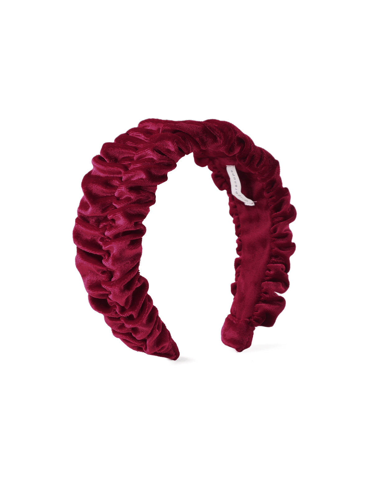 GIRLS VELVET RUCHING HEADBAND