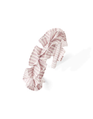 Piper Box Pleated Stripes Headband style detail