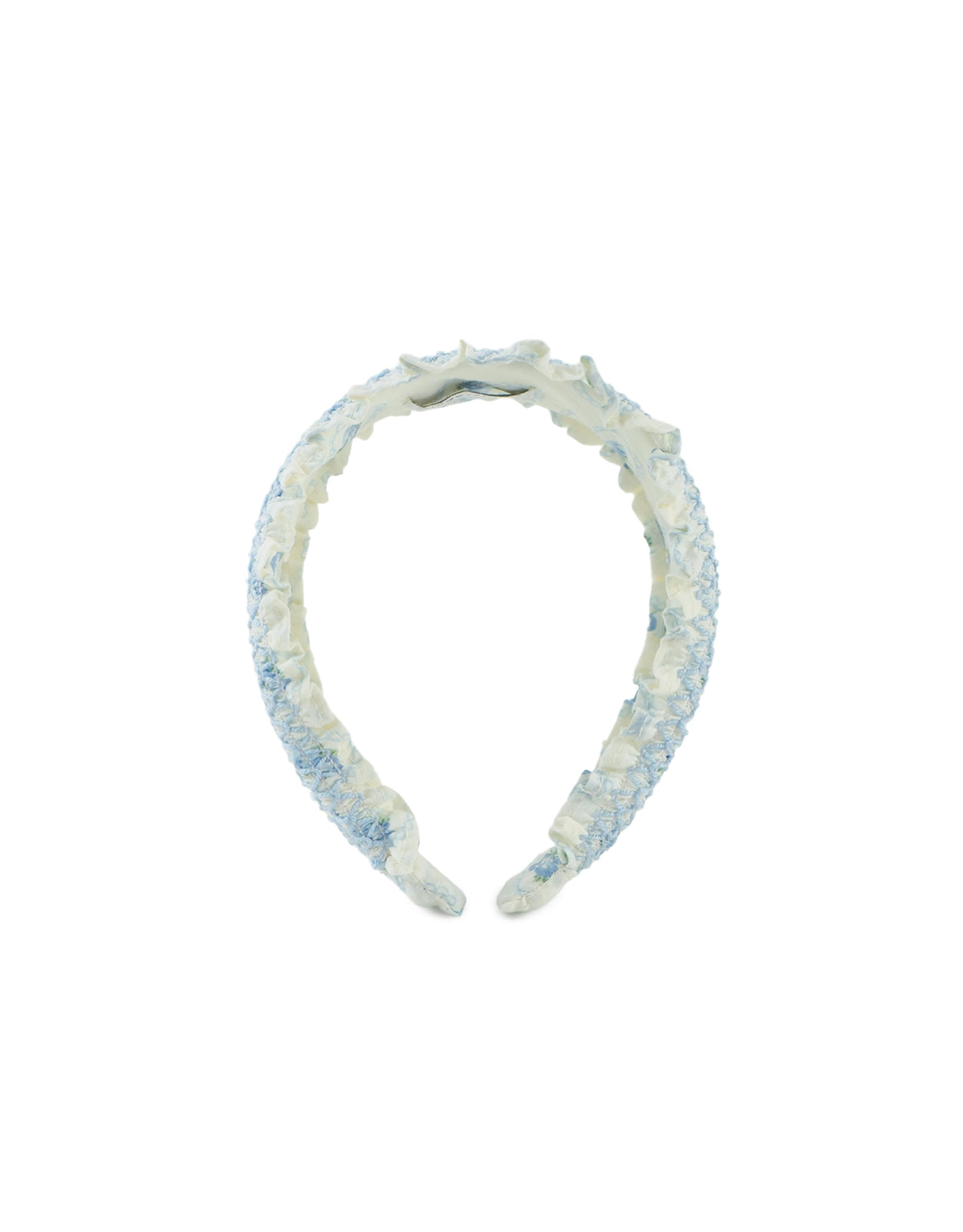 Lory Headband With Contrast Smocking close-up detail