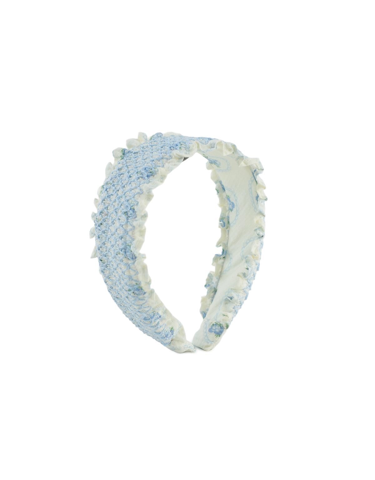Lory Headband With Contrast Smocking front view