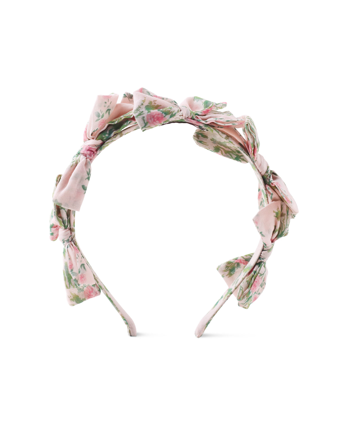 NATASHA PRINTED HEADBAND WITH BOWS