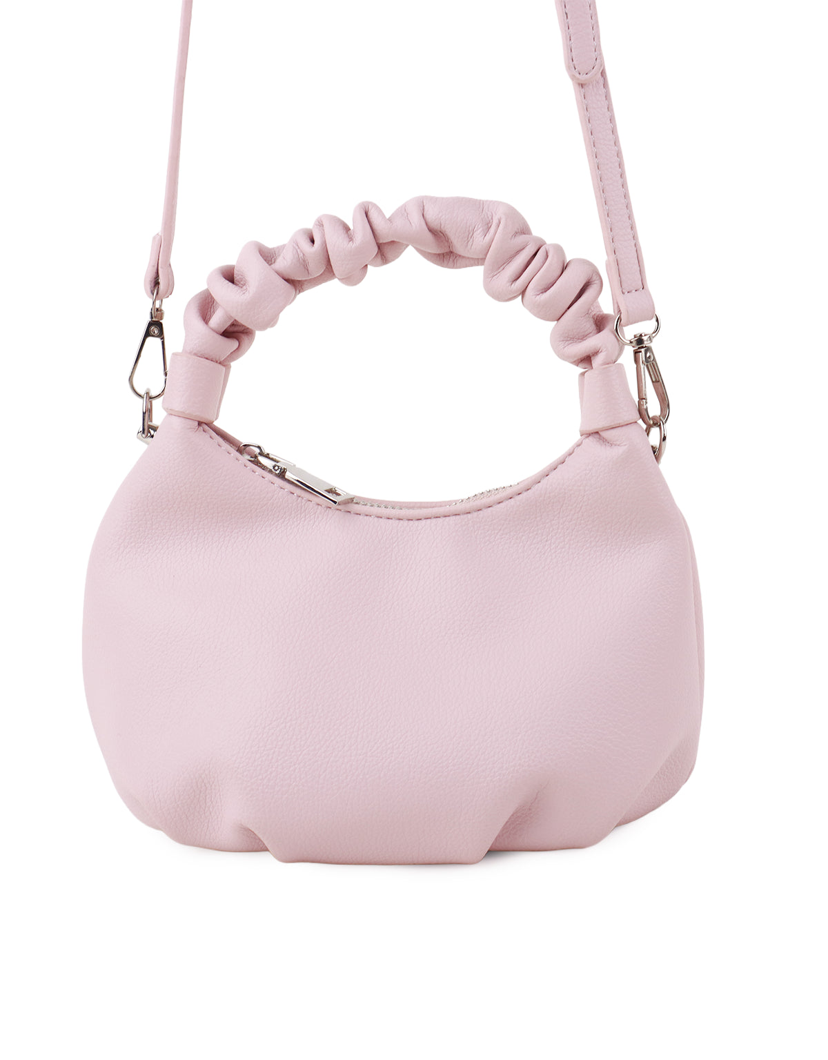 LYDIA RUCHED HANDLE MINI HANDBAG