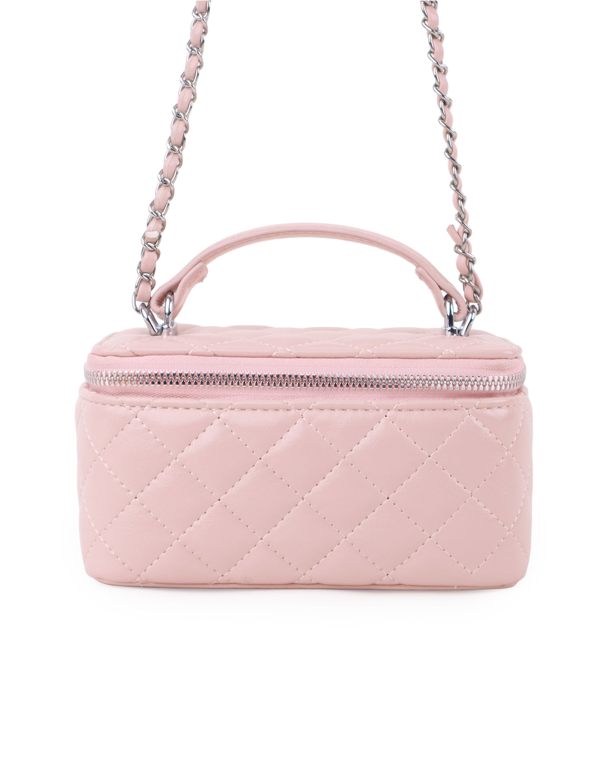 ZELMA QUILTED VANITY SHOULDER BAG