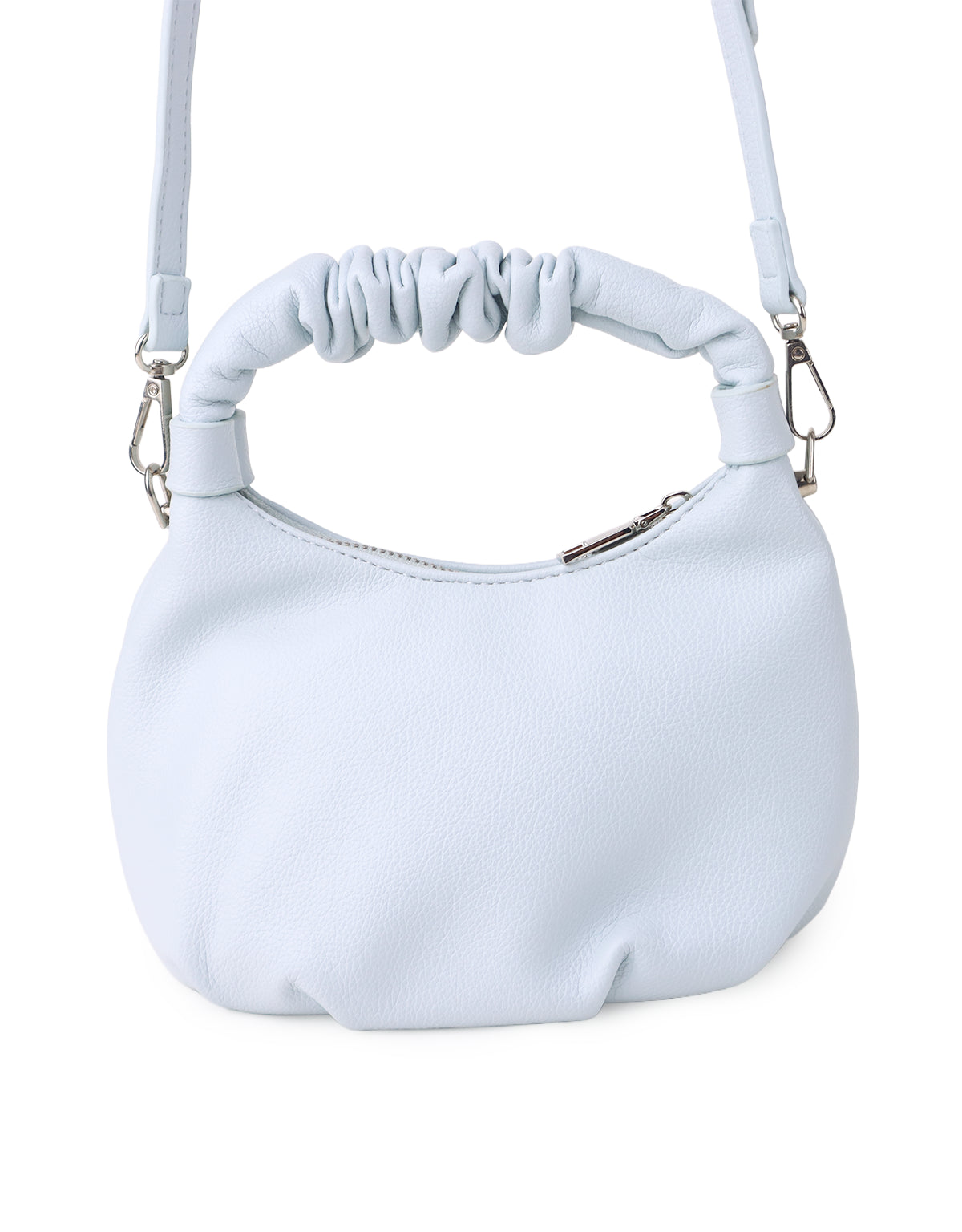 LYDIA RUCHED HANDLE MINI HANDBAG