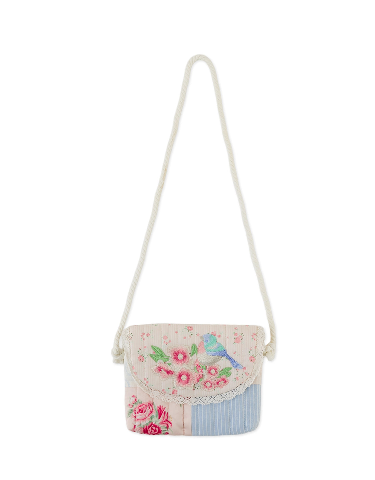 Kane Patchwork Sling Bag With Patch Embroidery product photo