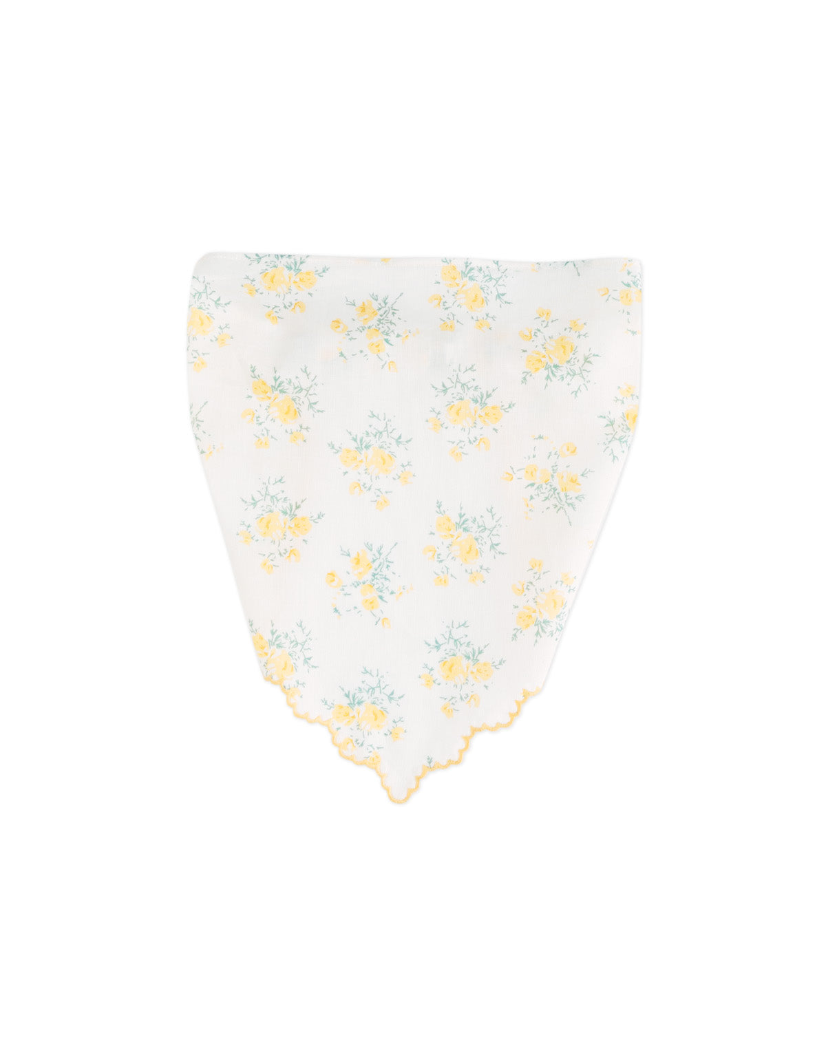 Avalon Printed Turban With Scallop Embroidery