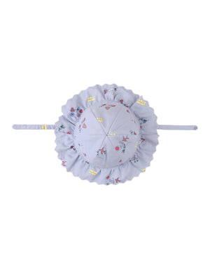Baby Fraya Scallop Embroided Hat front view