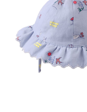 Baby Fraya Scallop Embroided Hat style detail