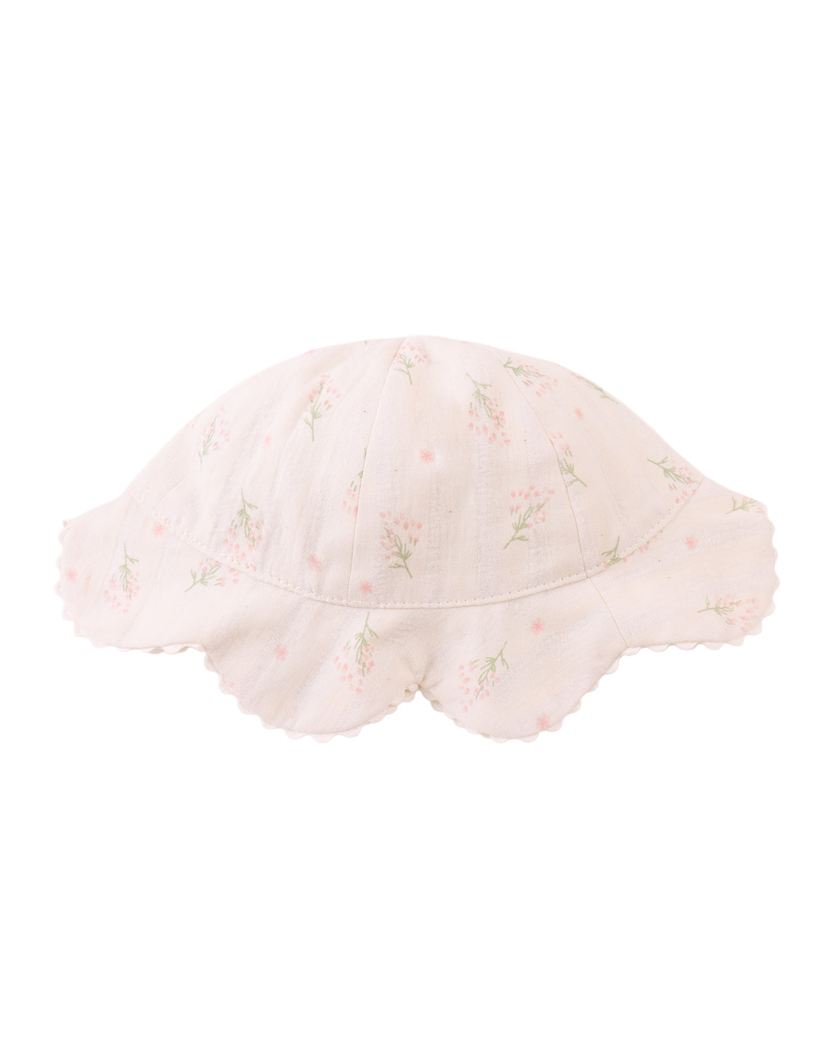 Baby Rochelle Hat with Scallop Brim outfit styling