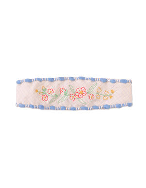 Baby Deja Turban With Embroidery front view