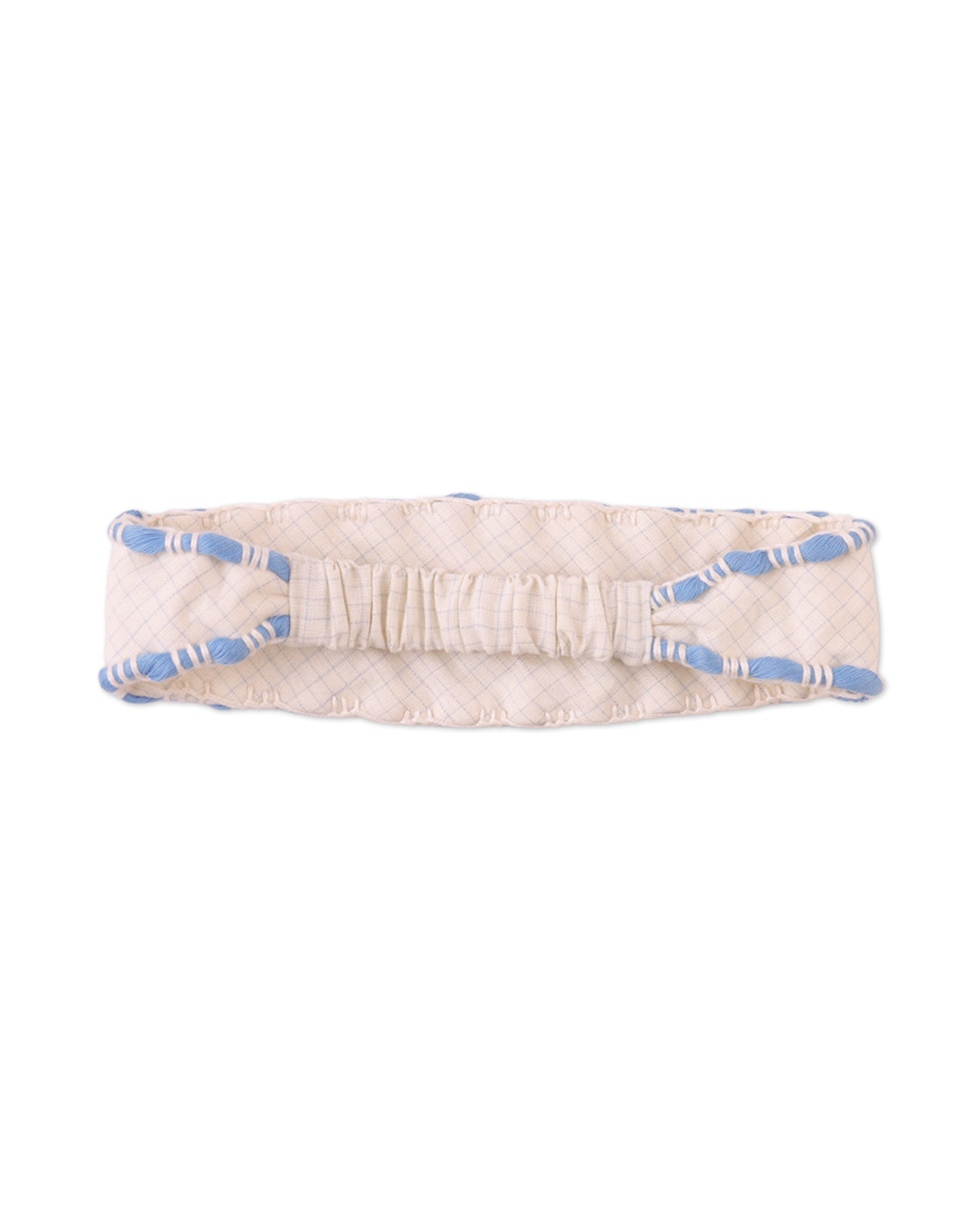 Baby Deja Turban With Embroidery fabric and fit detail