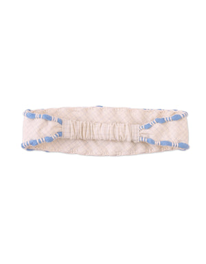 Baby Deja Turban With Embroidery fabric and fit detail