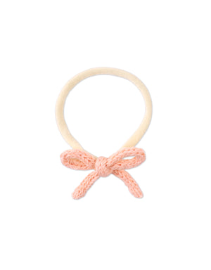 Baby Mara Crochet Bow Turban Set style detail