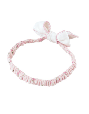 Baby Tessa Turban with Bow Embroidery close-up detail