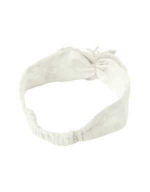 Baby Gwen Turban With Butterfly Patch close-up detail