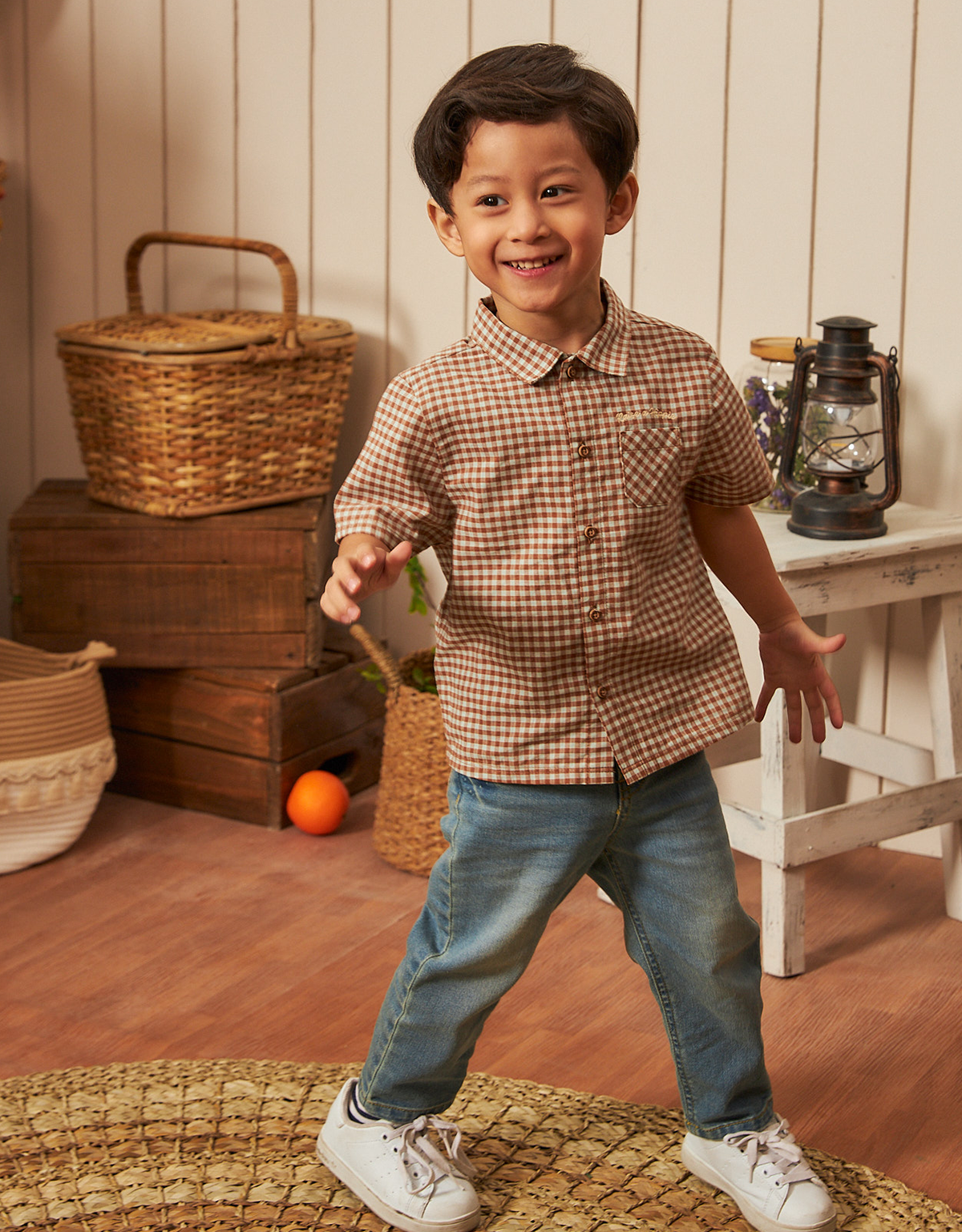 BABY BOYS GINGHAM SHIRT