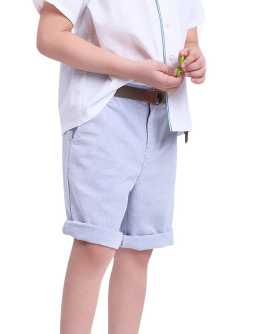 BOYS COTTON LINEN SHORTS