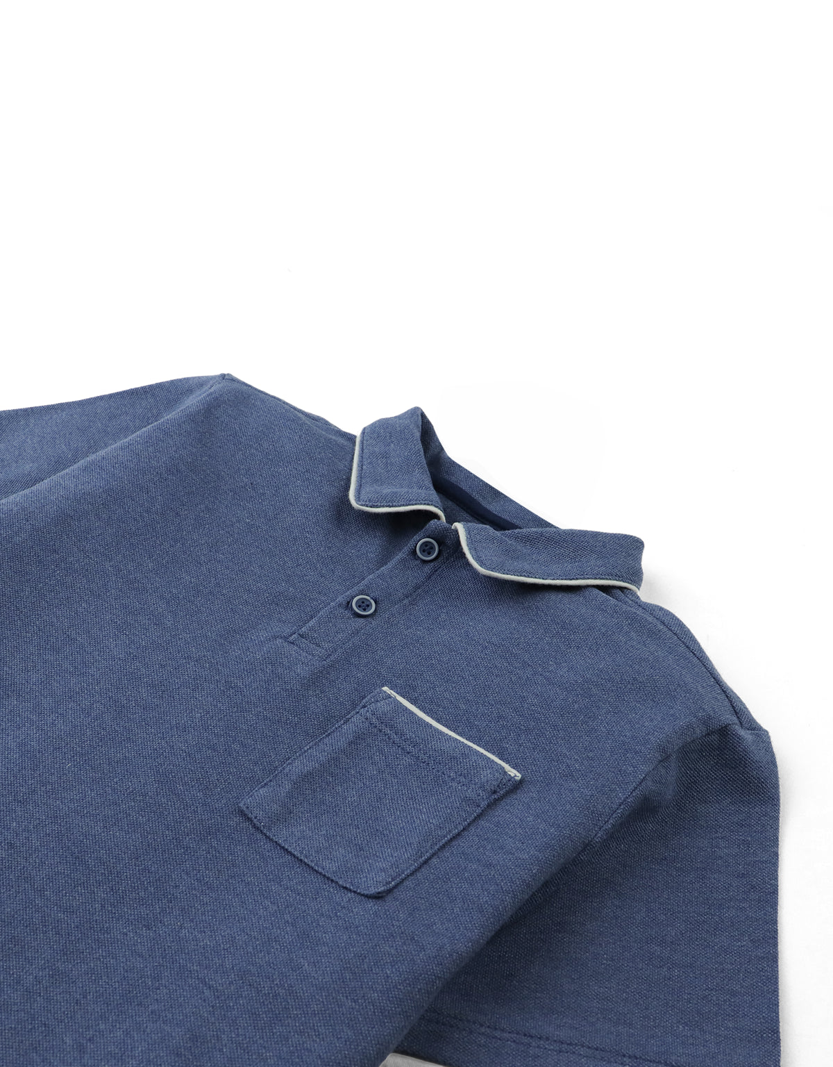 EDWIN POLO SHIRT WITH PIPING DETAILS