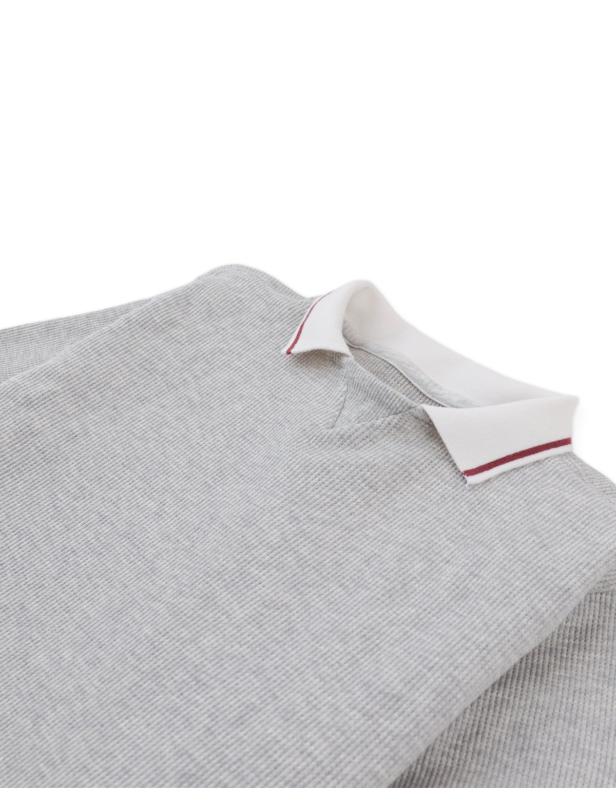 CYRIL POLO SHIRT WITH WAFFLE-KNIT PATTERN