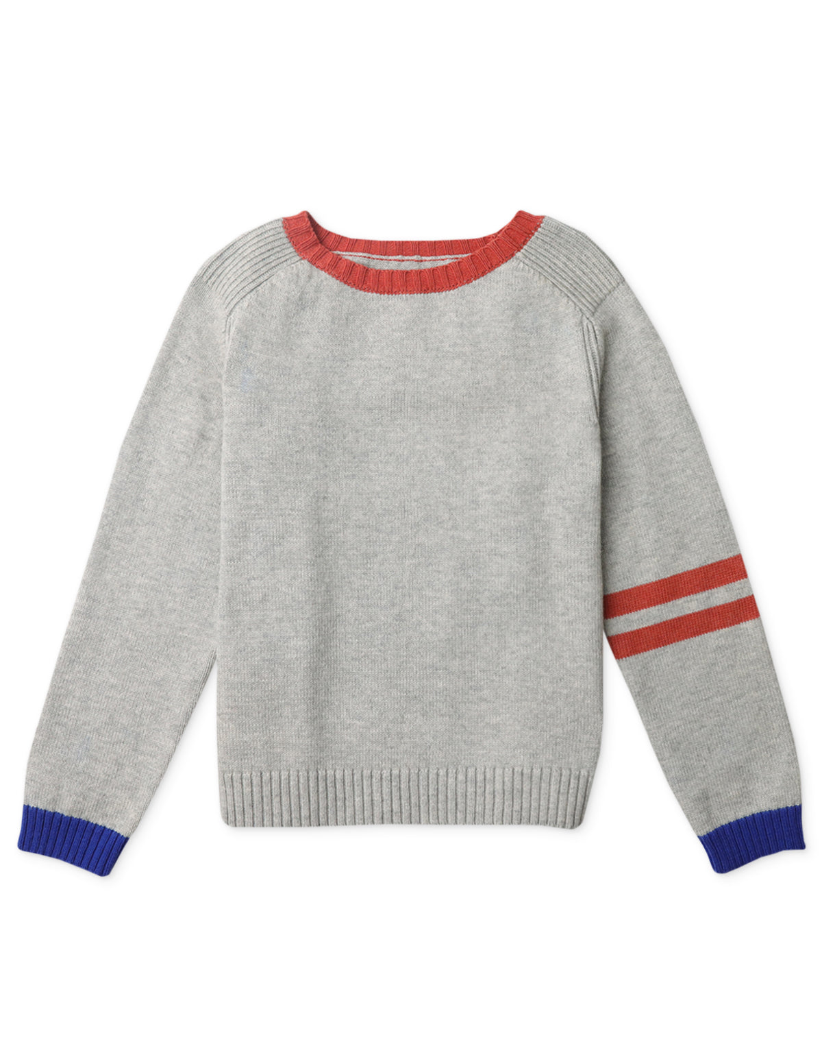 BOYS SIMPLE STRIPES KNIT PULLOVER