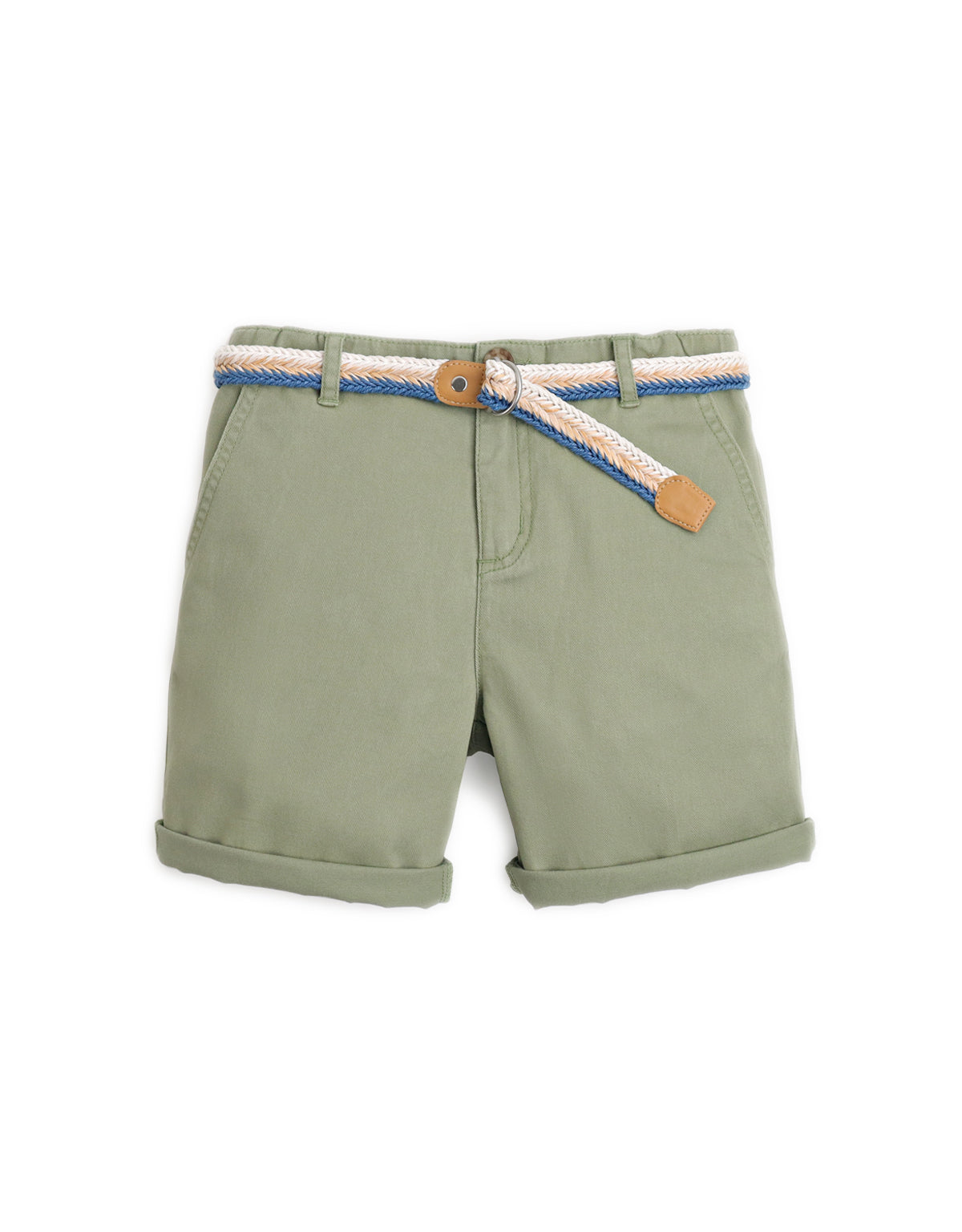 BOYS RAFFIA BELT SHORTS