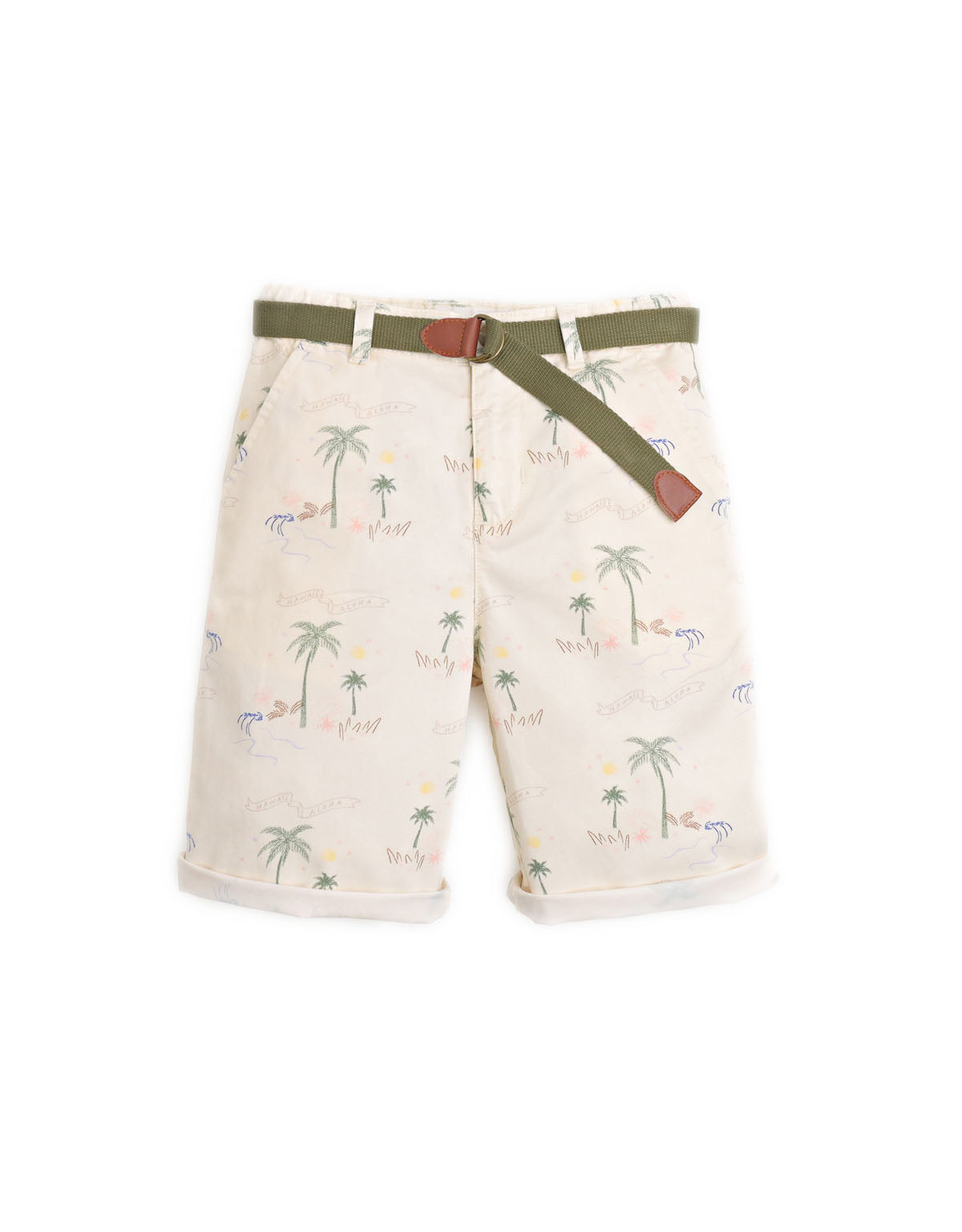 BOYS ALOHA PRINT SHORTS