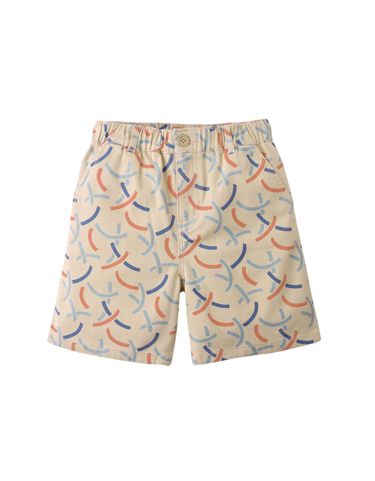 BOYS ALFIE SHORTS IN HOOPS ALL-OVER PRINT