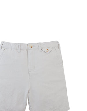 Karl Linen Dressy Shorts close-up detail