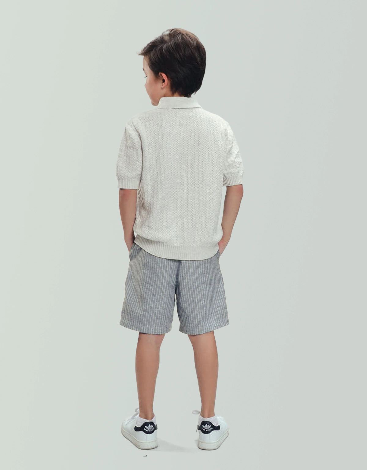 Karl Linen Dressy Shorts style detail