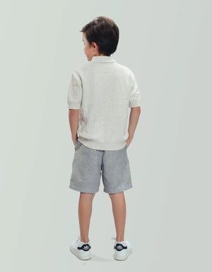Karl Linen Dressy Shorts style detail