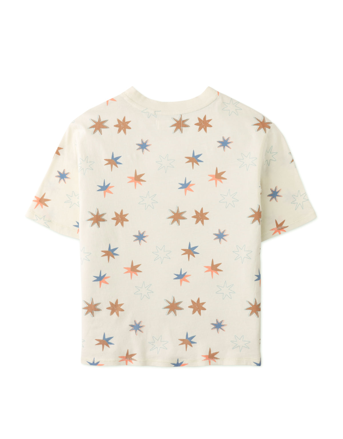 BOYS LEO GRAPHIC TEE IN ALL OVER STARS PRINT