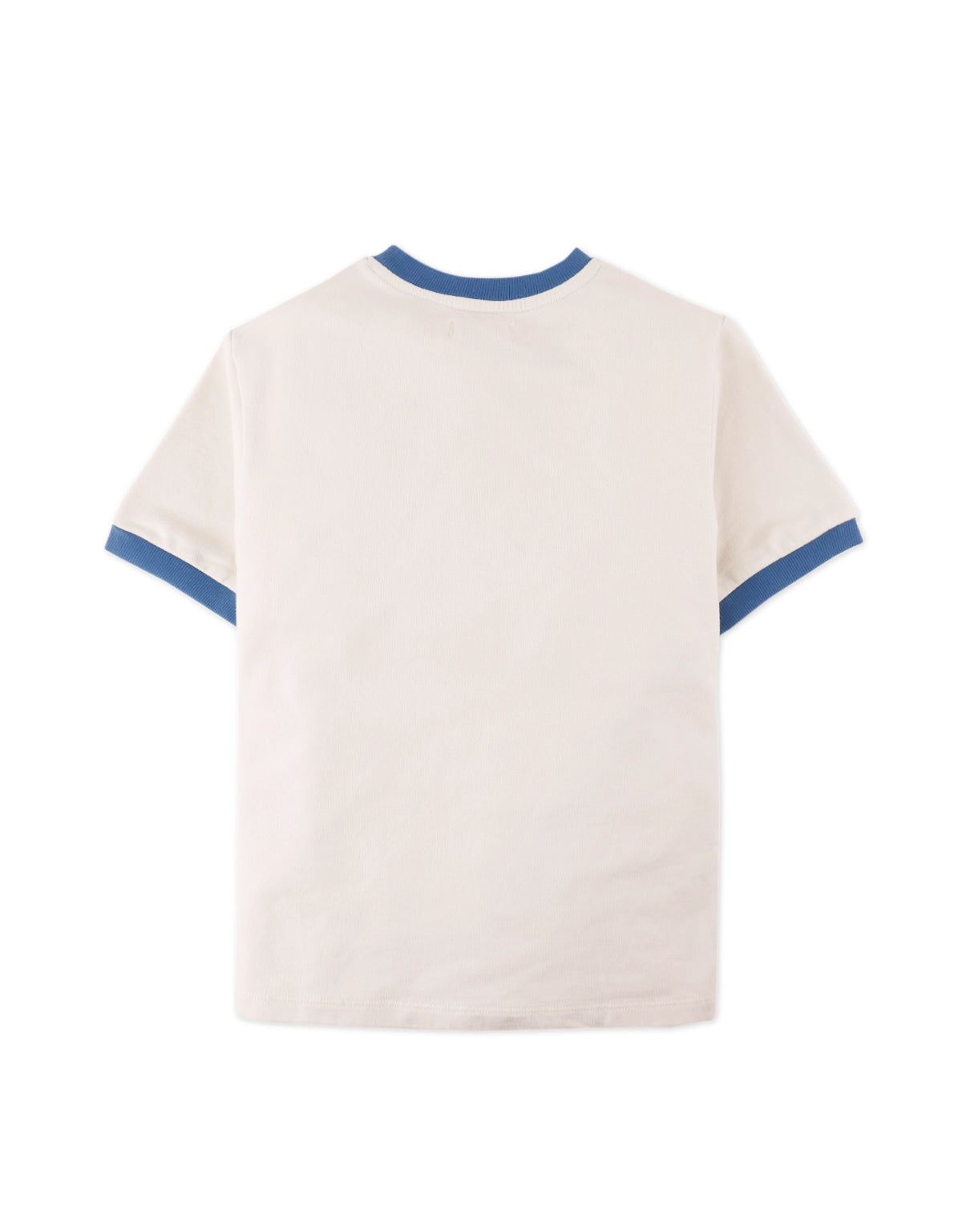 Full back catalog image of the Larry French Terry Tee with Front Pocket worn by young boy model for kids from the streetwear-inspired collection of Gingersnaps Philippines, highlighting its casual streamlined finish.