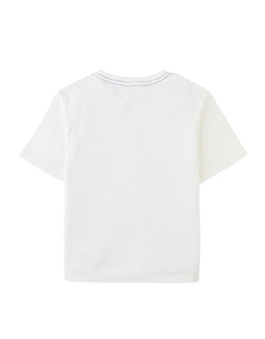 Full back photo of Rhett Graphic Tee with dinosaur print, from the Holiday collection of Filipino kids fashion brand Gingersnaps Philippines