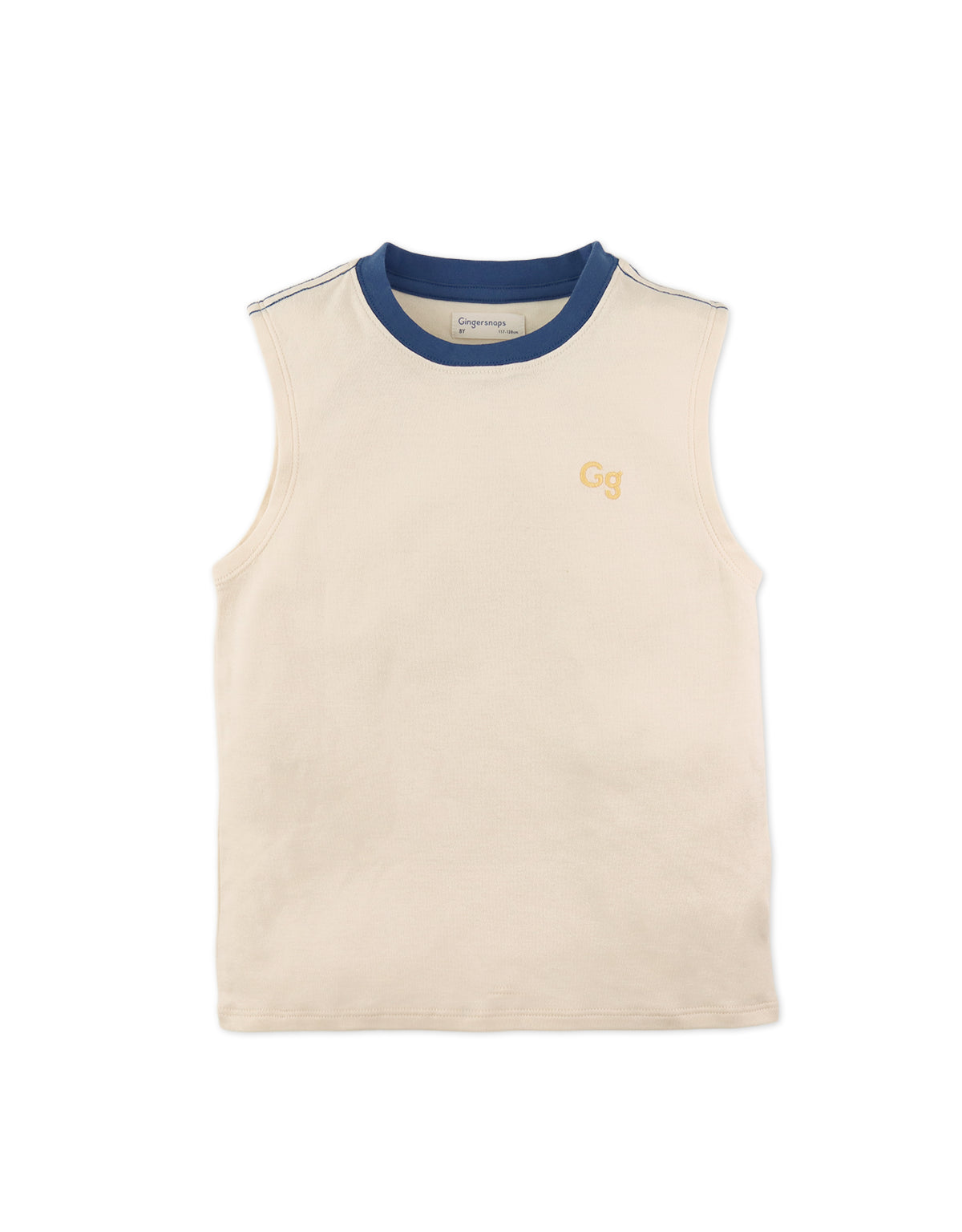 CARMELO MUSCLE TEE WITH EMBROIDERED LOGO