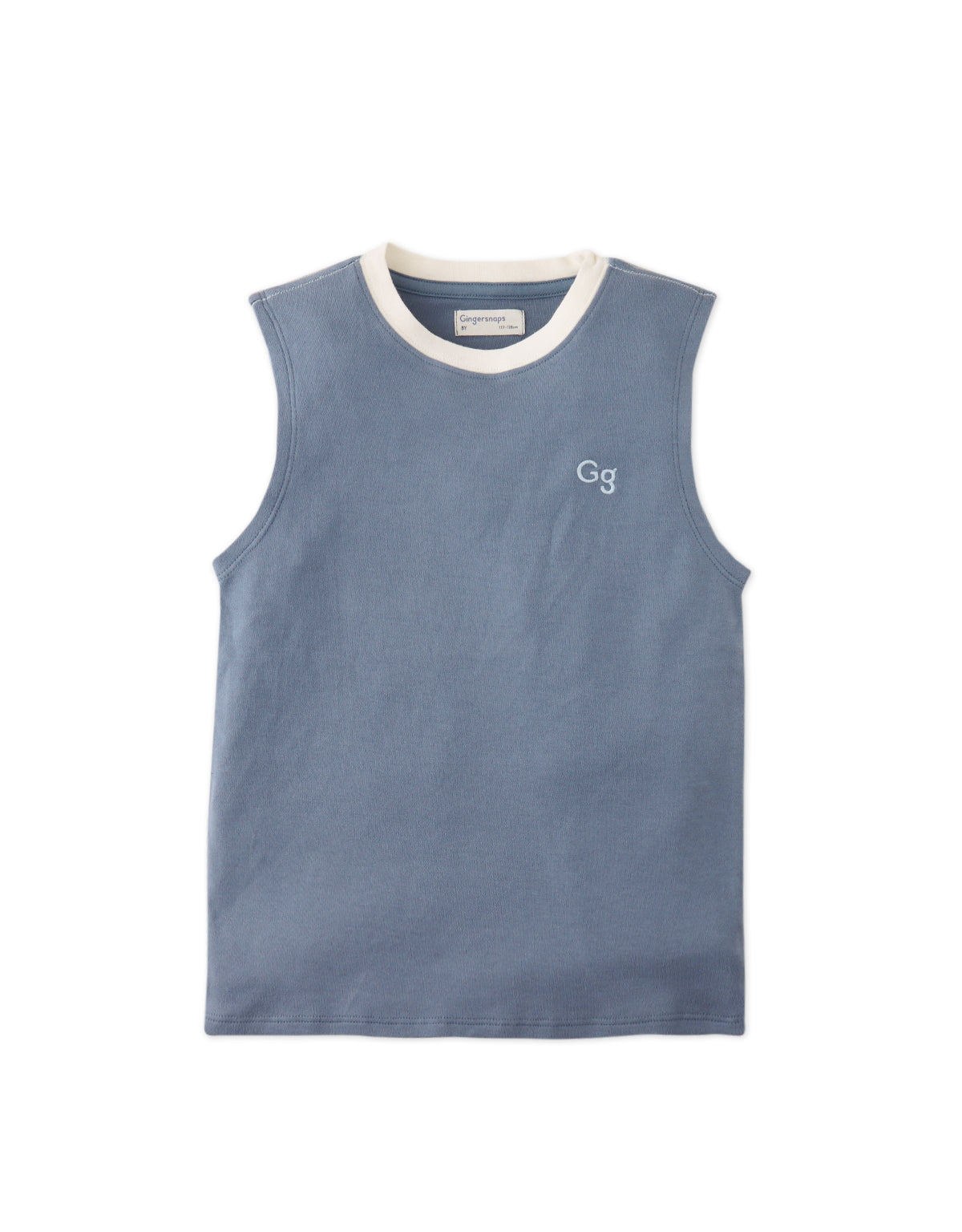 CARMELO MUSCLE TEE WITH EMBROIDERED LOGO