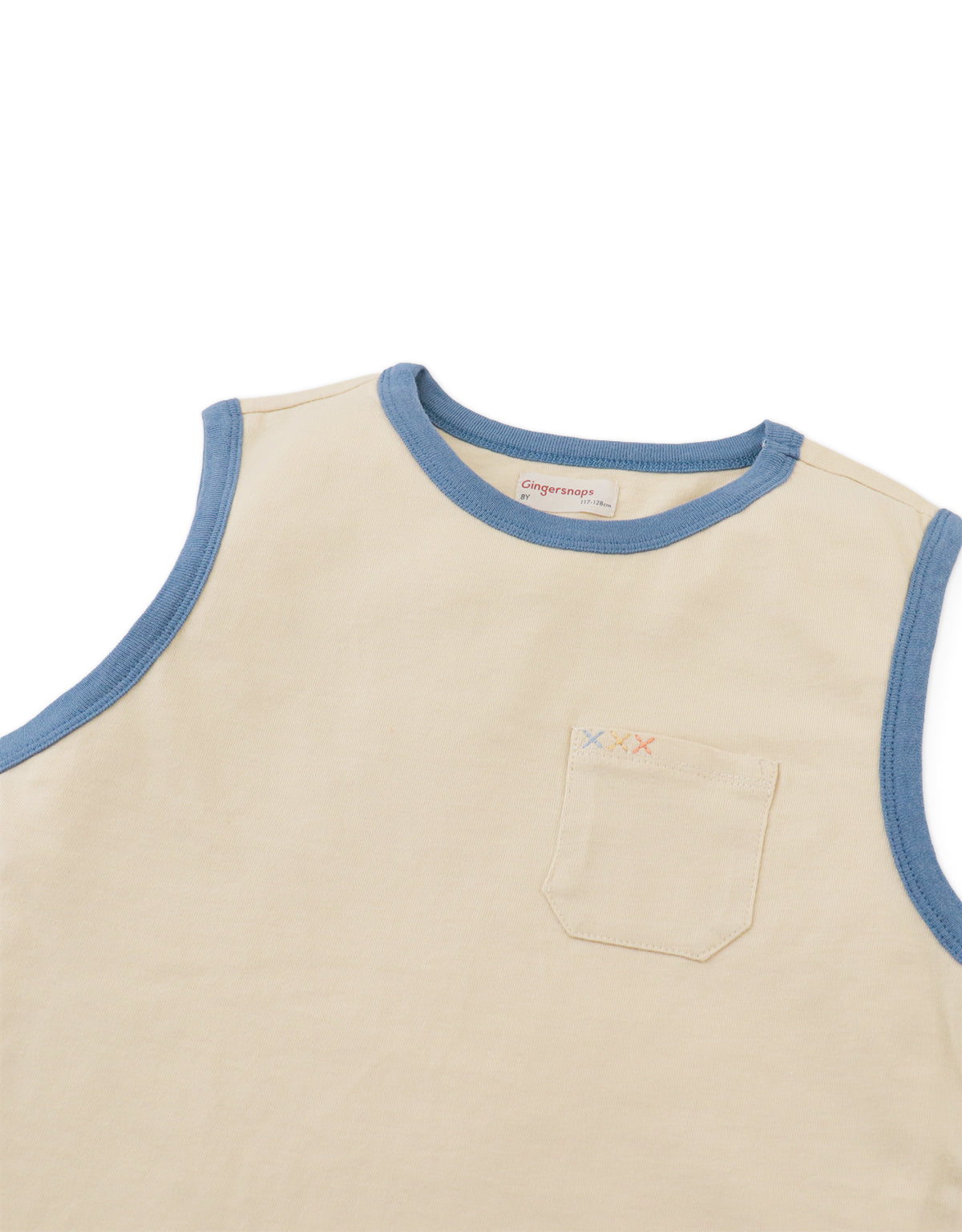 HAYES TANK TOP WITH EMBROIDERED POCKET