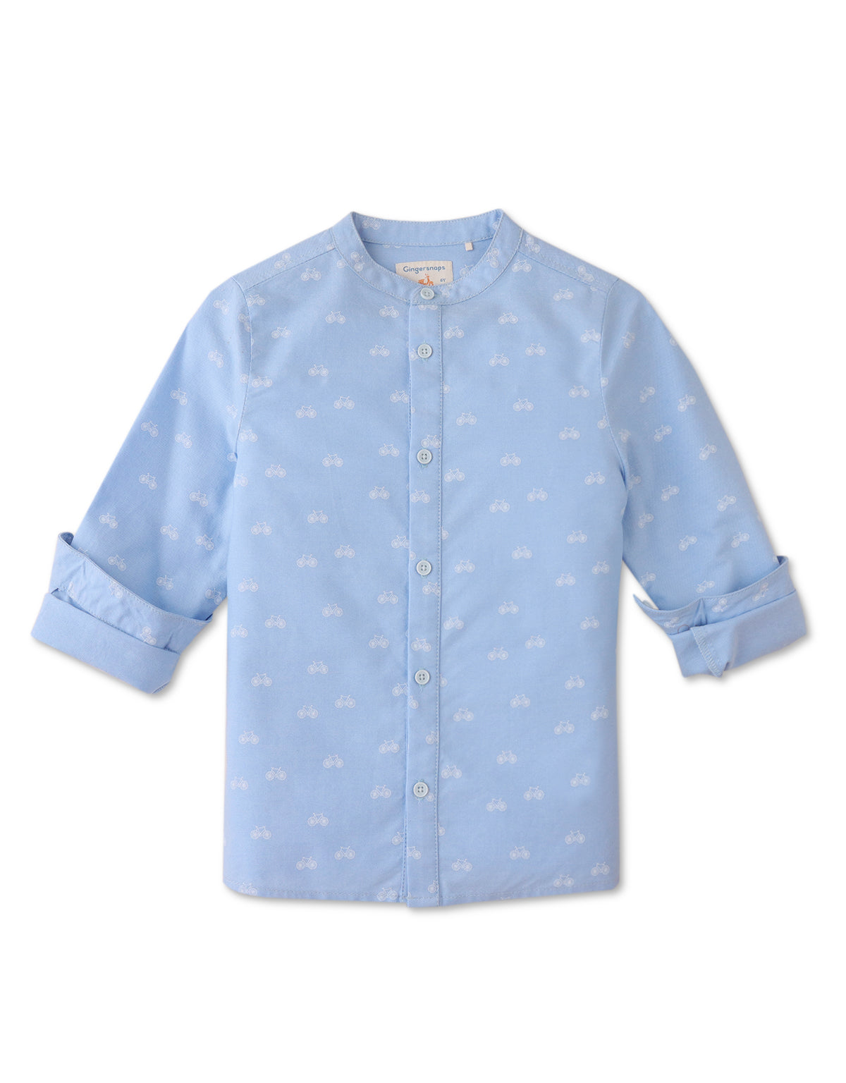 BOYS BICYCLE OXFORD LONG SLEEVES SHIRT