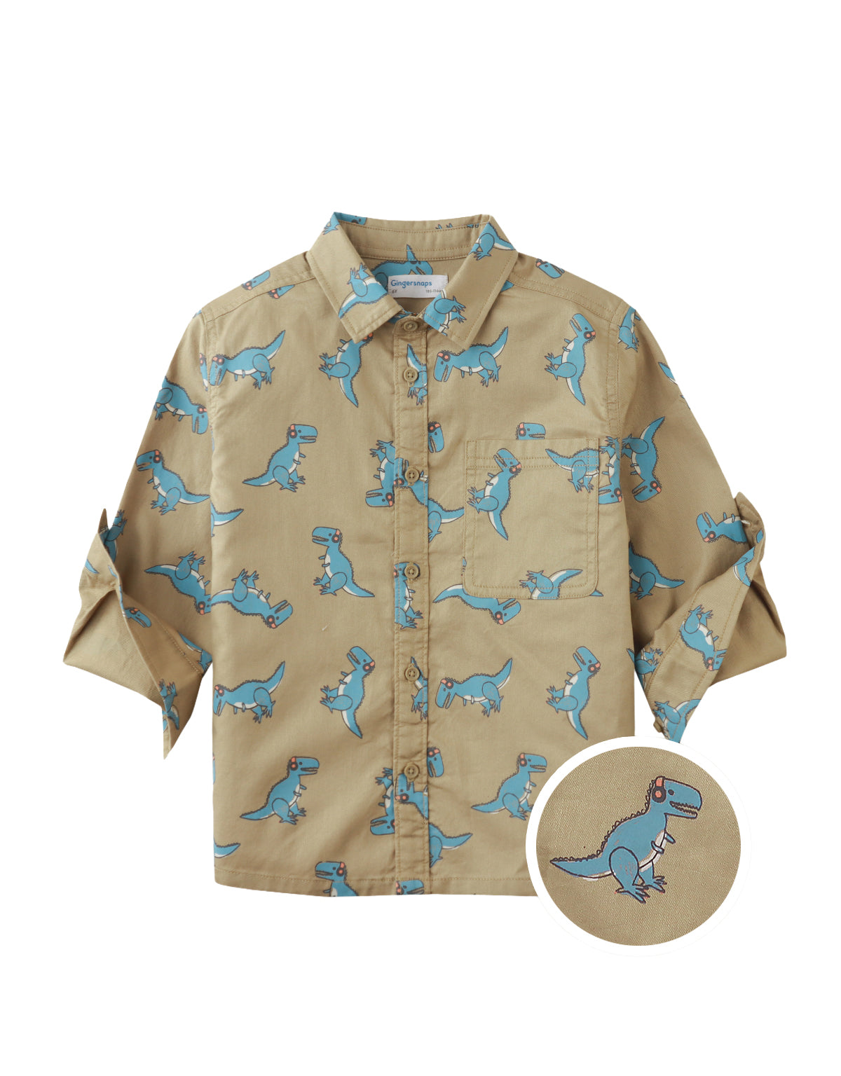 VLAD LONG SLEEVES SHIRT REX RAVE WITH POCKET