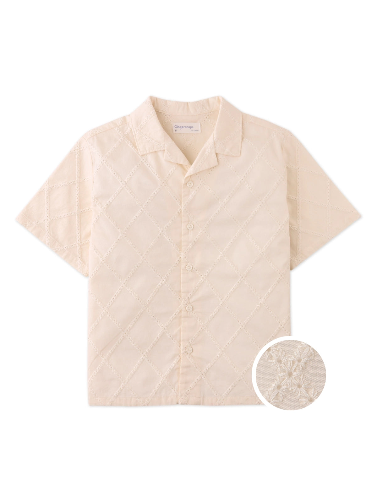 WILT DIAMOND EYELET EMBROIDERED SHIRT