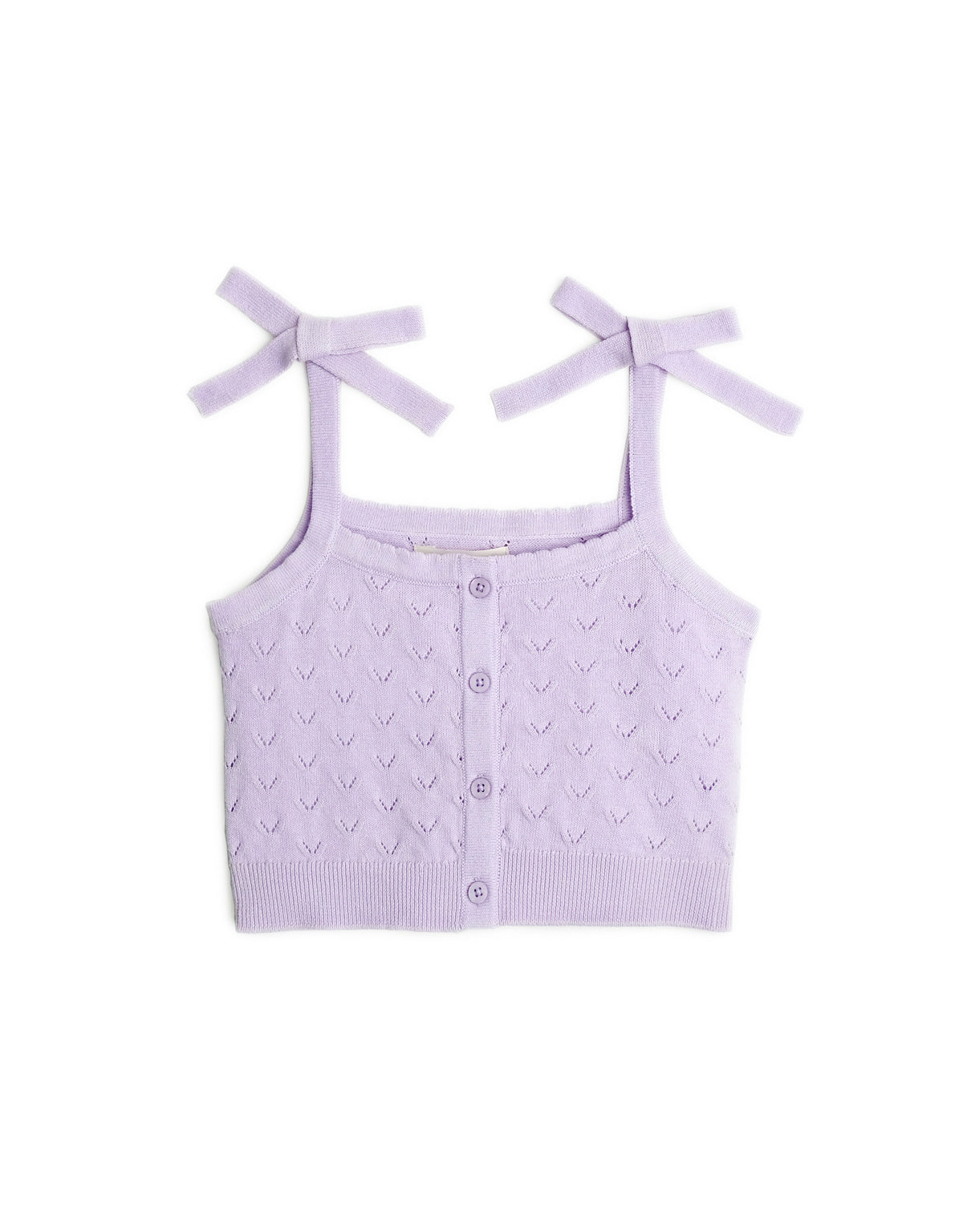 GIRLS SCALLOP POINTELLE BLOUSE