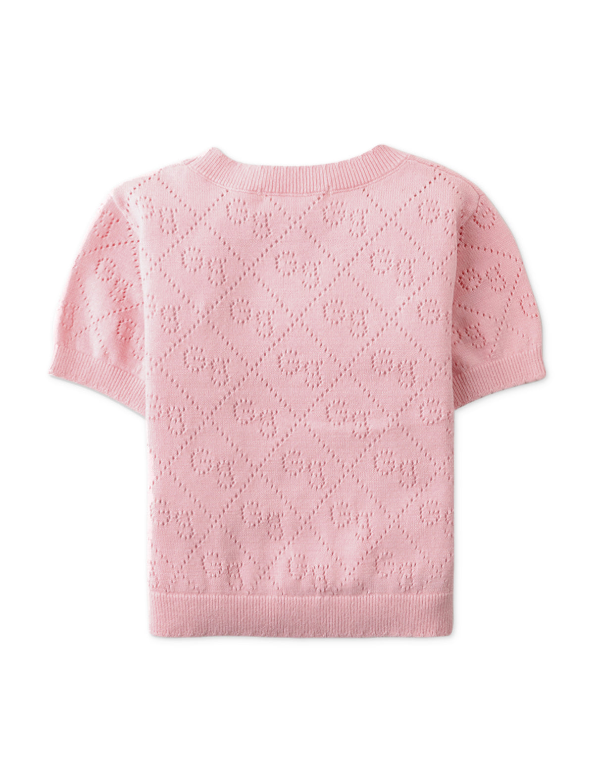 GIRLS GS POINTELLE SWEATER KNIT TOP